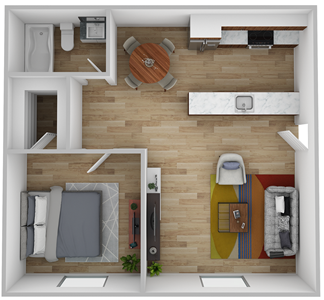 A - Efficiency - 300 Sq. Ft.*